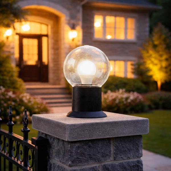 6″ Globe with 124 Stand