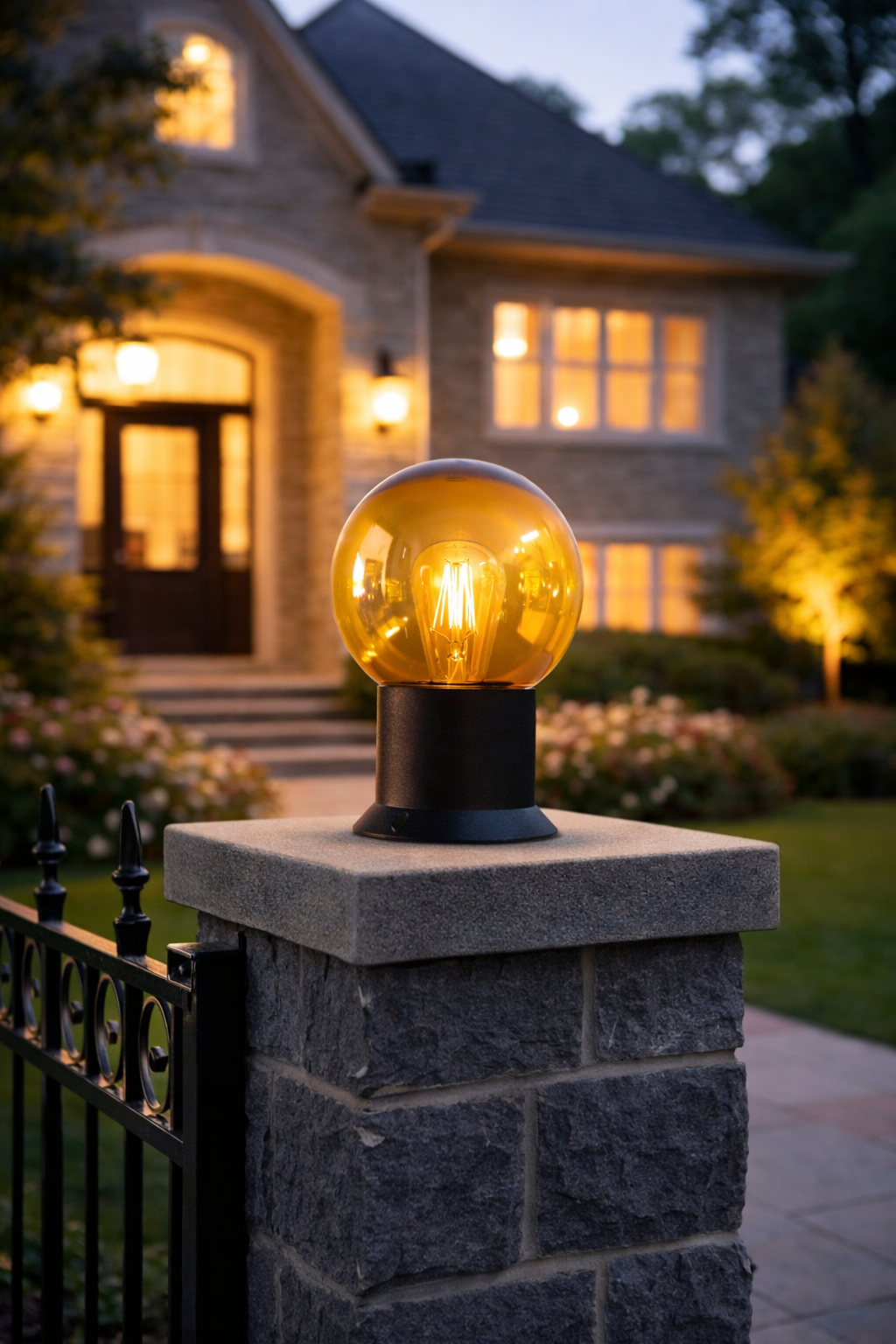 6″ Globe with 124 Stand