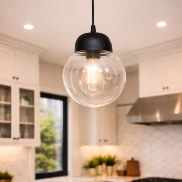 6″ Globe With Pendant