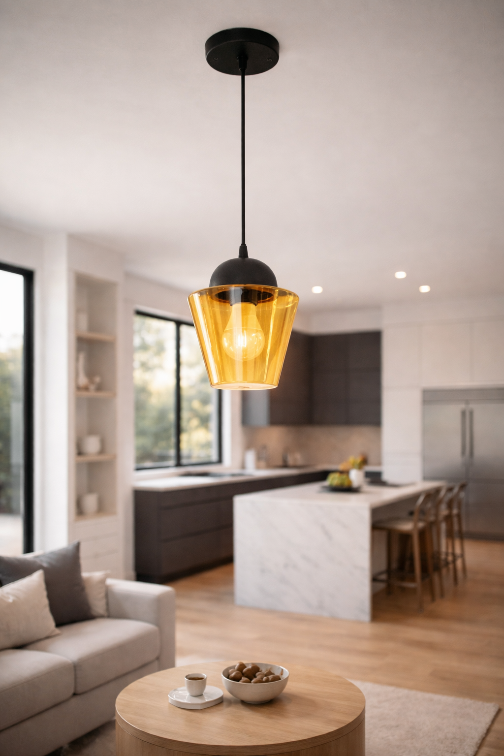 KLP 34 Globe With Screw Pendant