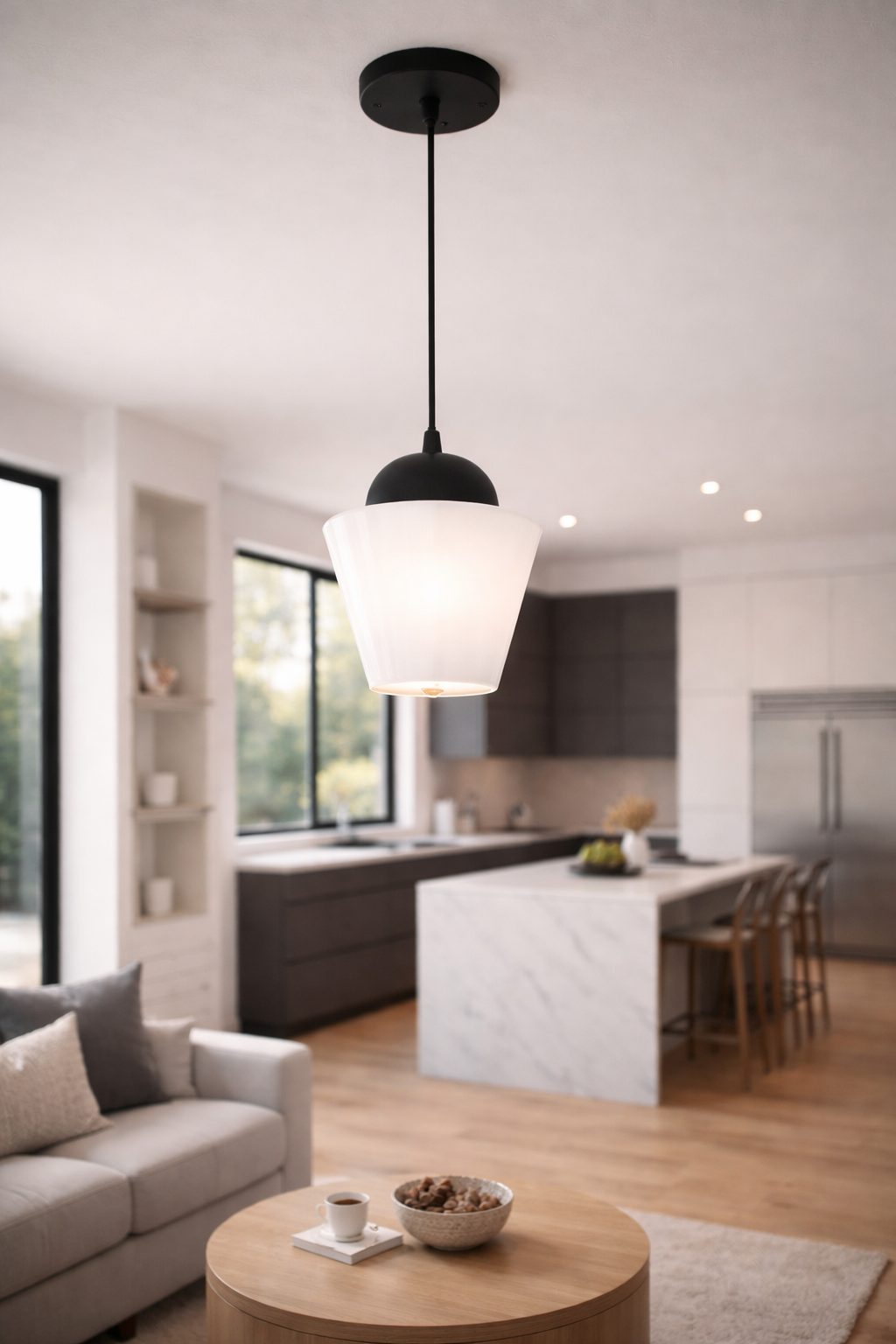 KLP 34 Globe With Screw Pendant